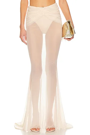 Shani Christine Mesh Maxi Skirt