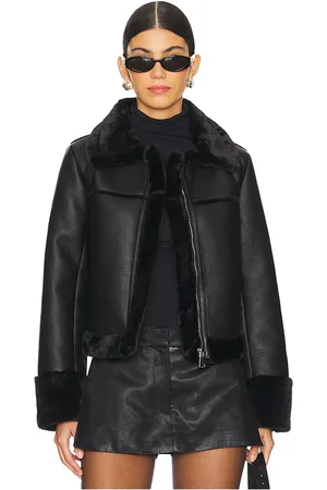 superdown Sasha Faux Leather Jacket