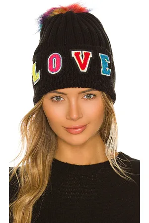 JOCELYN Knitted Love Faux Fur Hat