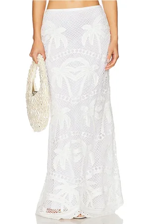 Le Superbe Bohemia Palms Slim Maxi Skirt