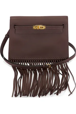 SIEDRES Hermes Swift Danse Fringe Kelly Shoulder Bag