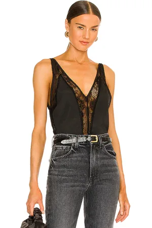 superdown Sharone Lace Satin Bodysuit