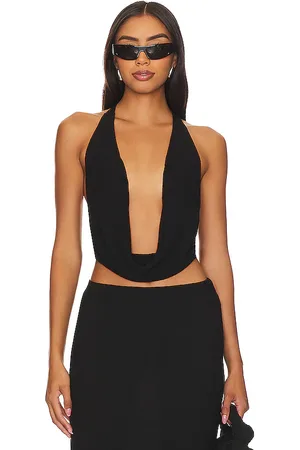 Indah Eres Cowl Neck Halter Top