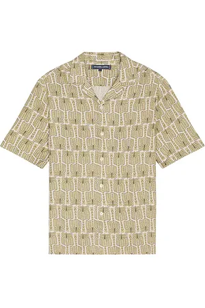 Frescobol Carioca Roberto Palmeira Printed Linen Shirt