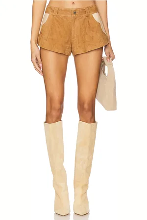 Understated Leather Combo Short