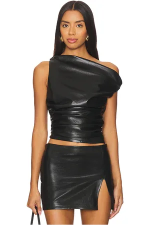 Lovers And Friends Noa Faux Leather Top
