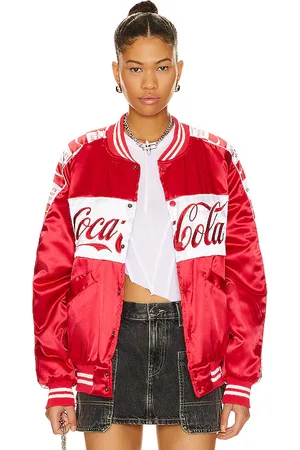 The Laundry Room Team Coca Cola Stadium Jacket Red Black & White