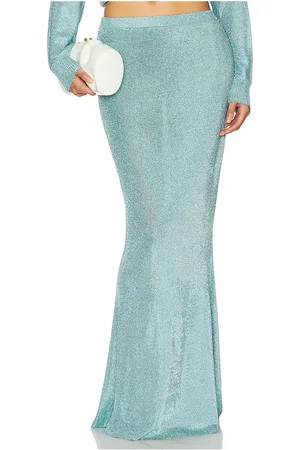 SER.O.YA Harmony Metallic Knit Skirt