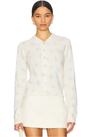 Ganni Printed Merino Cardigan