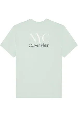 Calvin Klein Embroidered Nyc Back Crewneck Tee