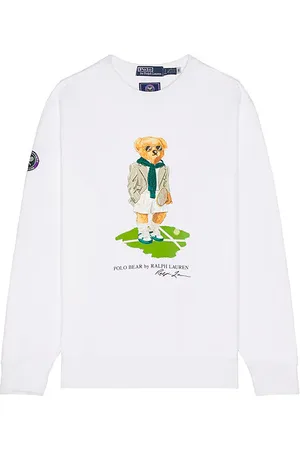 Ralph Lauren Wimbledon Novelty Bear Crewneck Sweatshirt