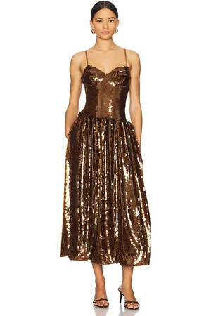 PATBO Sequin Midi Dress