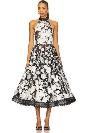 Bronx and Banco Greta Bouquet Midi Dress . Size L (also M, S, XL, XS).