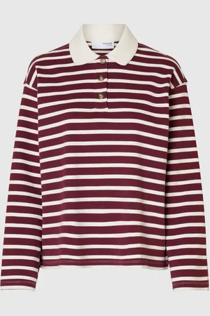 SELECTED Polo Z Długim Rękawem