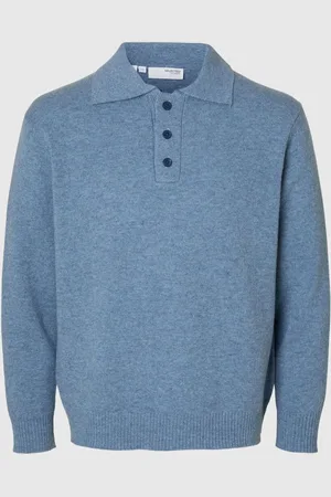SELECTED Dzianinowa Koszula Polo