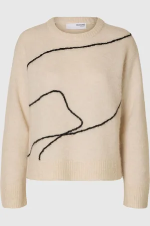 SELECTED Sweter Z Dzianiny
