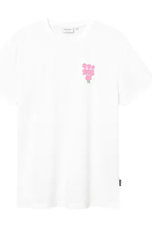 Dedicated T-shirt Stockholm Magical Flowers White