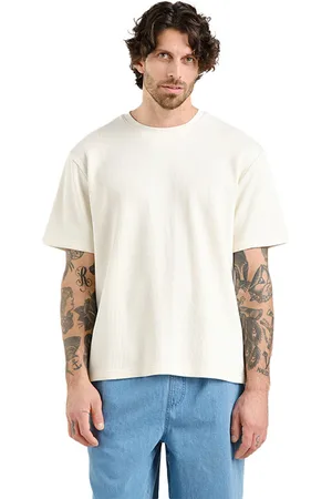 Dedicated T-shirt Danviken Waffle Off-White
