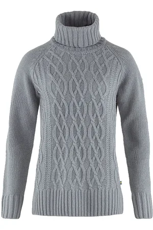 Fjällräven Övik Cable Knit Roller Neck W