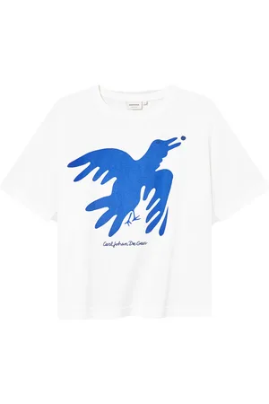 Dedicated T-shirt Vadstena The Phoenix Bird White