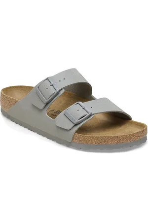 Birkenstock Arizona BF Saffiano Stone Coin Regular Fit