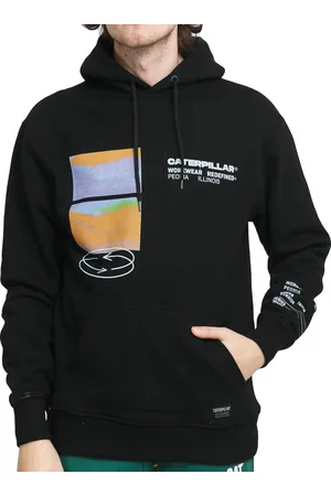 Caterpillar Fashion Pocket Hoodie Black