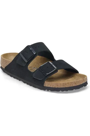 Birkenstock Arizona Suede Leather Regular Fit Black