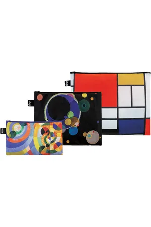 Loqi Mondrian, Kandinsky, Delaunay - Recycled Zip Pockets