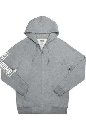 CHROME Industries Flying ion Zip Hoodie Grey