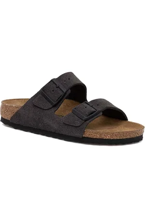 Birkenstock Arizona BS Velvet Grey Narrow Fit