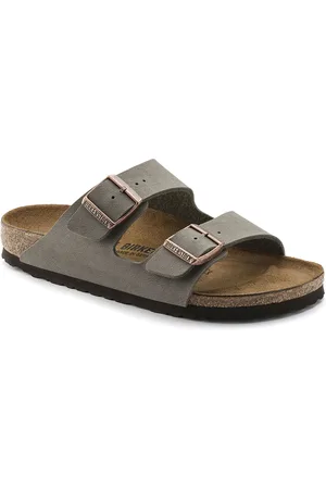 Birkenstock Arizona BF Nubuck Stone Regular Fit