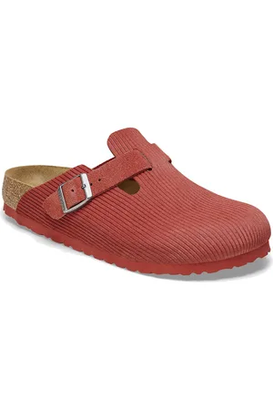 Birkenstock Boston Suede Embossed Regular Fit