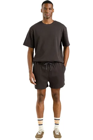 Dedicated Shorts Essingen Waffle Phantom Black