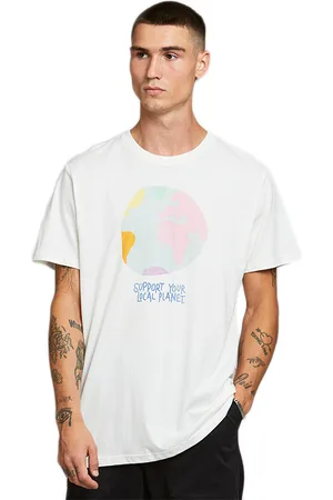 Dedicated T-shirt Stockholm Color Globe Off-White