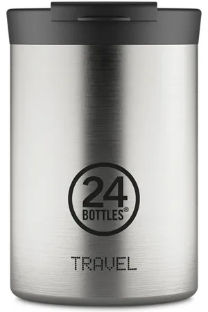 24Bottles 24 Bottles Travel Tumbler Brushed Steel 350ml