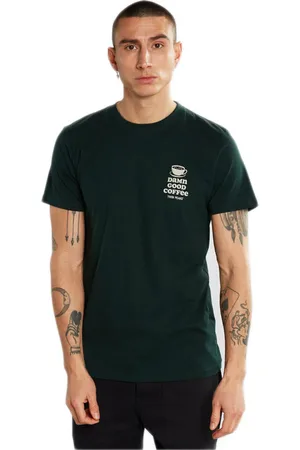 Dedicated T-shirt Stockholm Good Coffee Dark Green