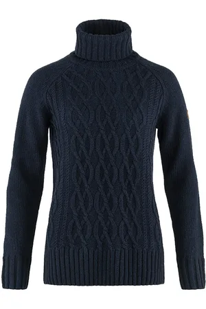 Fjällräven Övik Cable Knit Roller Neck W