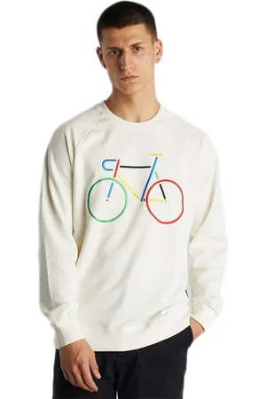 Dedicated Sweatshirt Malmoe Color Bike Off-White