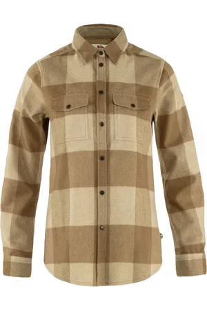 Fjällräven Canada Shirt LS W Brown-Light Beige