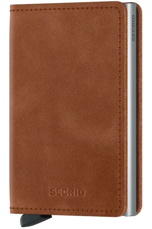 Secrid Slimwallet Vintage Cognac-Silver