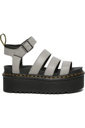 Dr. Martens Blaire Pisa Leather Platform Strap Sandlas