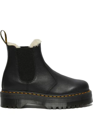 Dr. Martens 2976 Faux Fur Lined Platform Chelsea Boots
