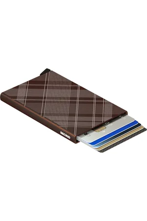 Secrid Cardprotector Laser tartan Brown