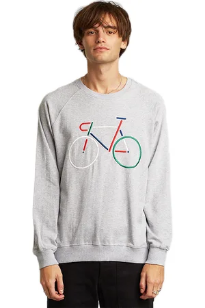 Dedicated Sweatshirt Malmoe Color Bike Grey Melange