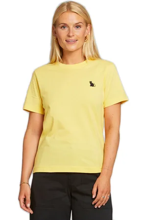 Dedicated T-shirt Mysen Cat Yellow