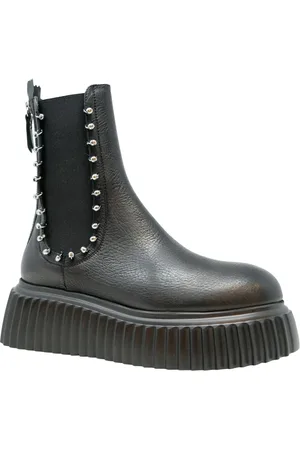 AGL ATTILIO GIUSTI LEOMBRUNI Buty, Kobieta, Czarny, 37 EU, Buty Chelsea