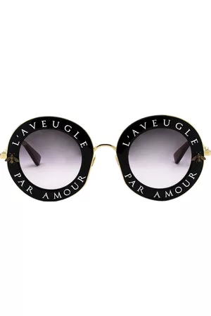 Gucci Kobieta Oversize - Oversized Round Okulary Przeciwsłoneczne , female