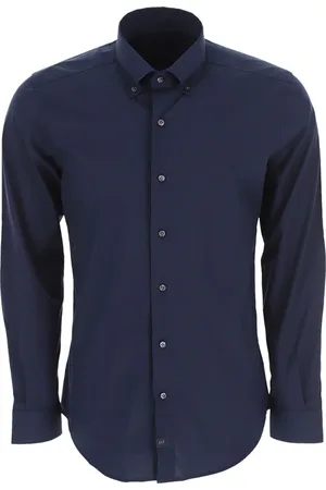FAY Koszule, Mężczyzna, Niebieski, 3XL, Bawełna, Koszula formalna