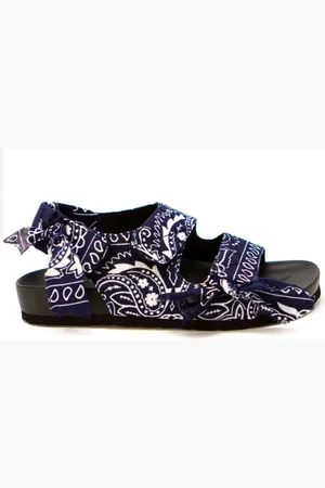 Arizona Love Buty, Kobieta, Niebieski, 36 EU, Poliester, Płaskie sandały