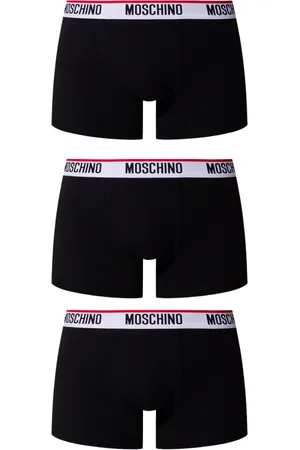 Moschino Bielizna, Mężczyzna, Czarny, S, Logo Boxers 3-Pack
